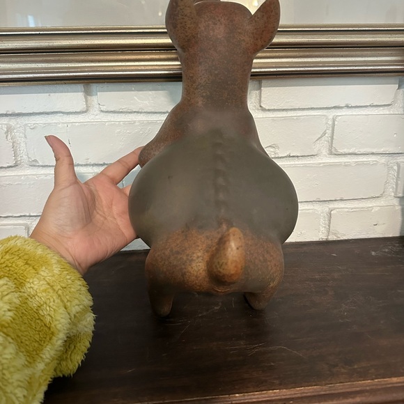 Pottery dog w corn so cute !!!! - Picture 8 of 9